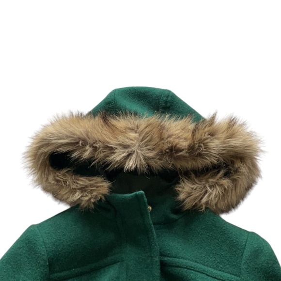 J.Crew Mercantile Vail Wool Blend Parka in Academic Green, size 0 - Picture 7 of 14